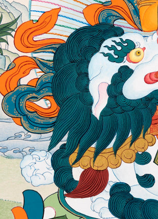 Namtoshe Thangka | Jambala Vasundhara | Tibetan Buddhist Wealth Deities