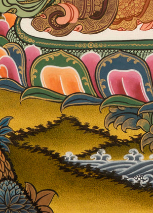 Arya Manjushre Thangka | Vajrayana Buddhism Painting
