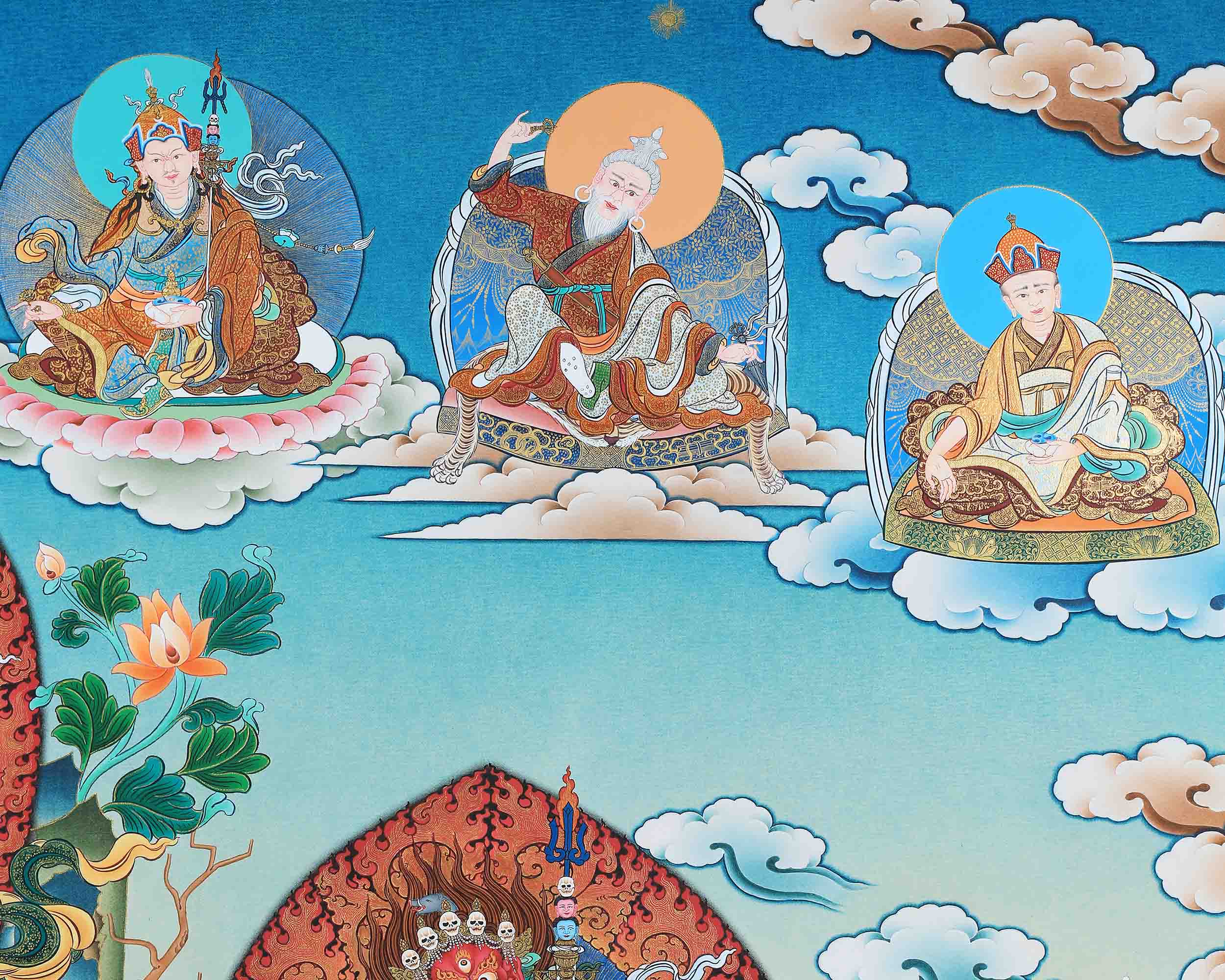 Troma Nagmo Empowerment Thangka | Traditional Buddhist Dakini Hand Painted Art