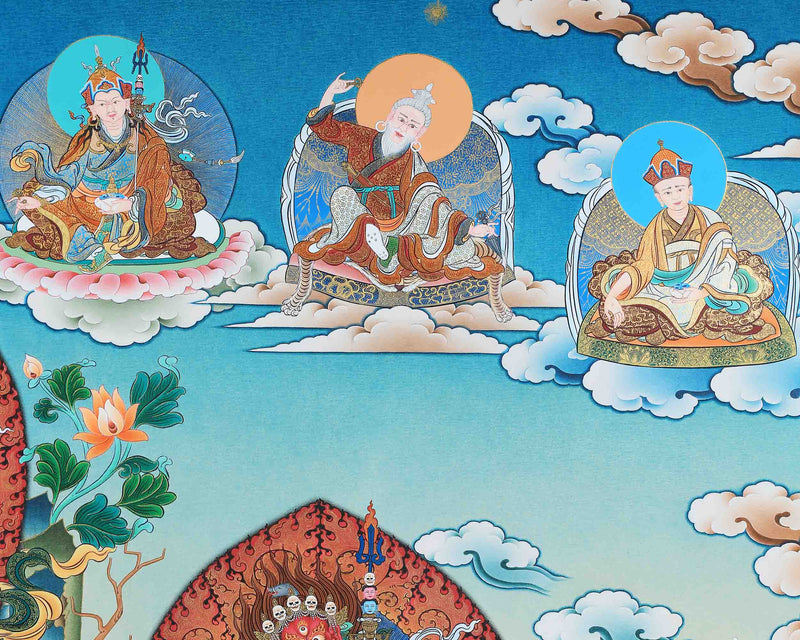 Troma Nagmo Empowerment Thangka | Traditional Buddhist Dakini Hand Painted Art