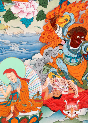 Guru Sangey Thangka | Eight Manifestations of Padmasambhava