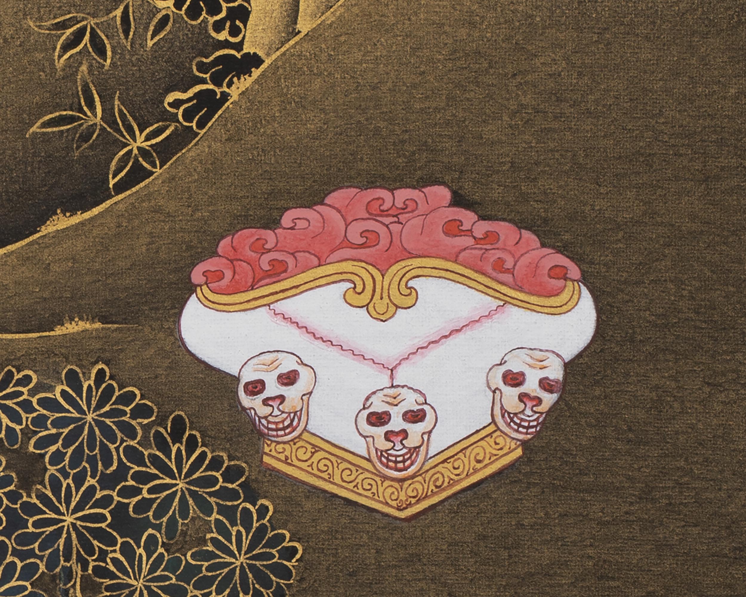 Vajrakilaya Thangka | Traditionally  Hand Painted Tibetan Thangka Painting