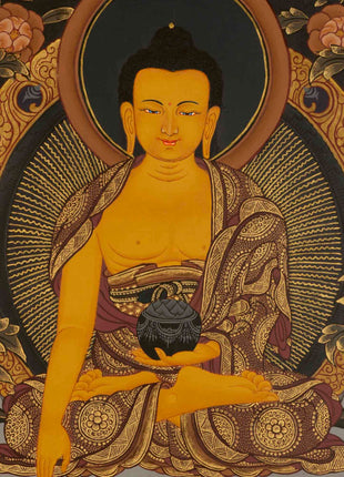 Buddha Shakyamuni Thangka | Wall Hanging Decoration