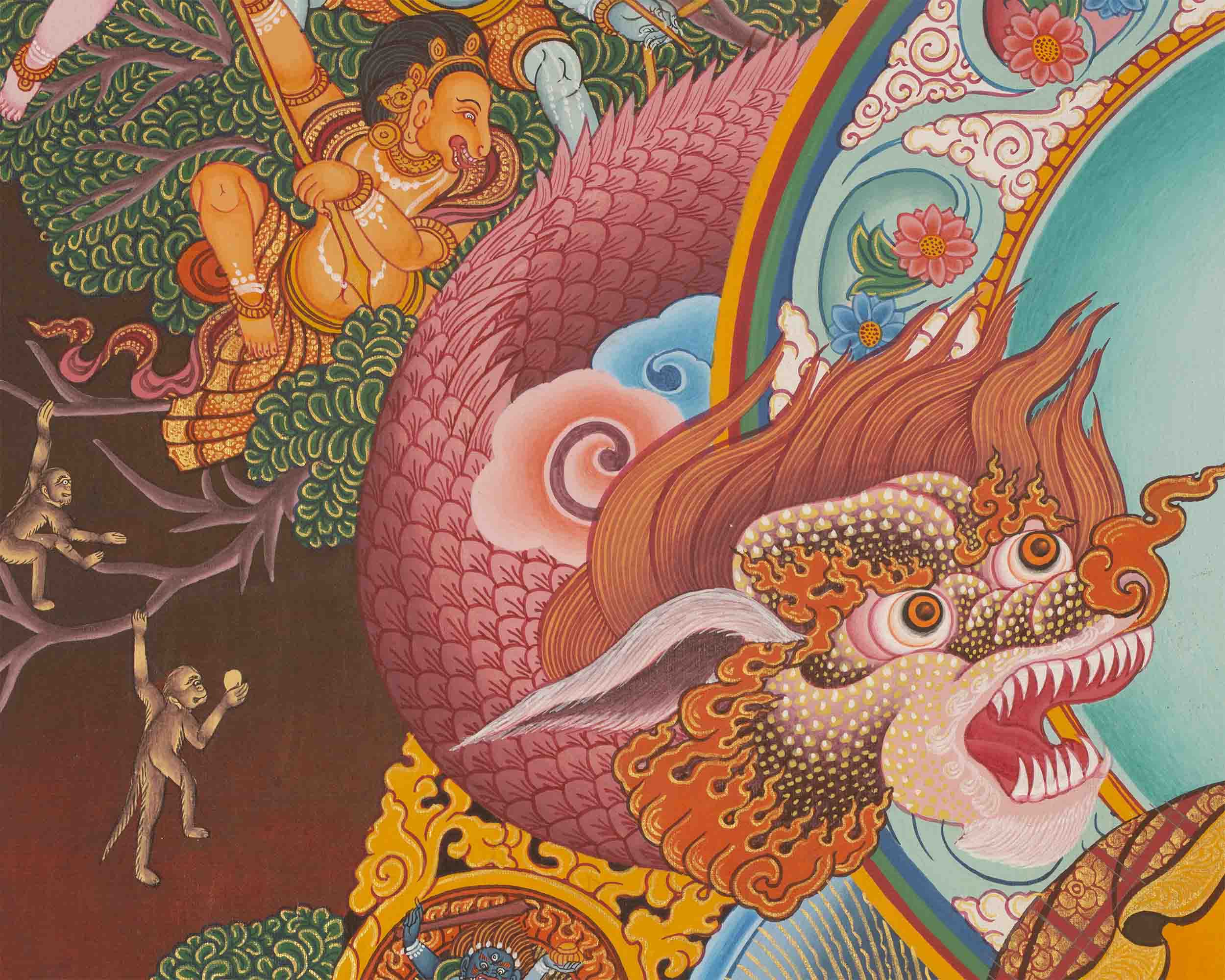 Shakyamuni Buddha Print | Religious Artwork | Wall Hanging Decoration