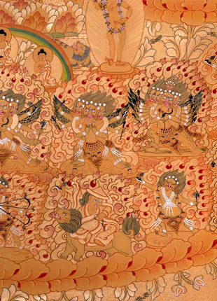 Refuge Tree Thangka Painting | Traditional Thangka art