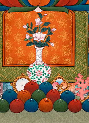 Five Sakya Masters Thangka | Traditional Sakyapa lineage Painting | Sachen Kunga Nyingpo