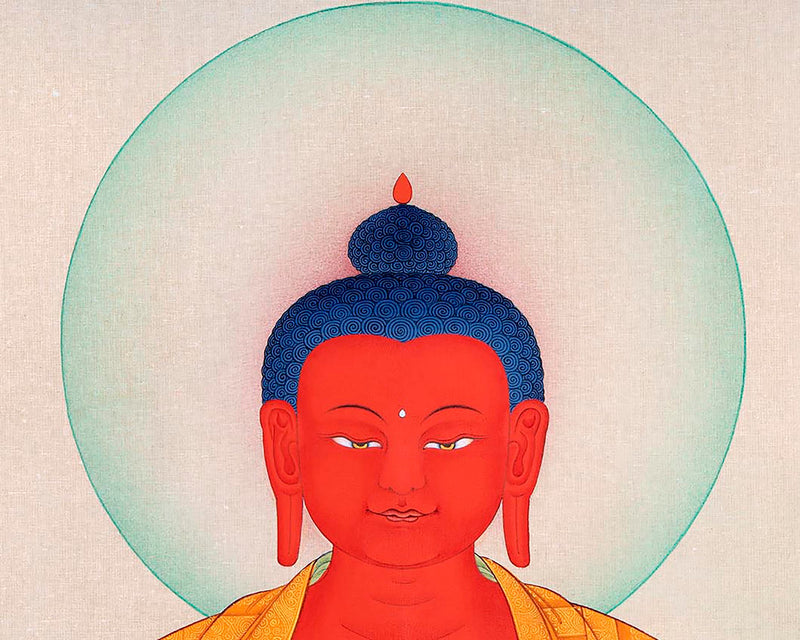 Amitabha Buddha |  High Quality Giclee Canvas | Buddha Thangka Print