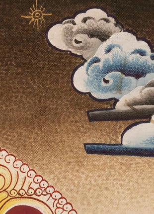 Manjushri Deity Thangka | Wall Hanging Decors