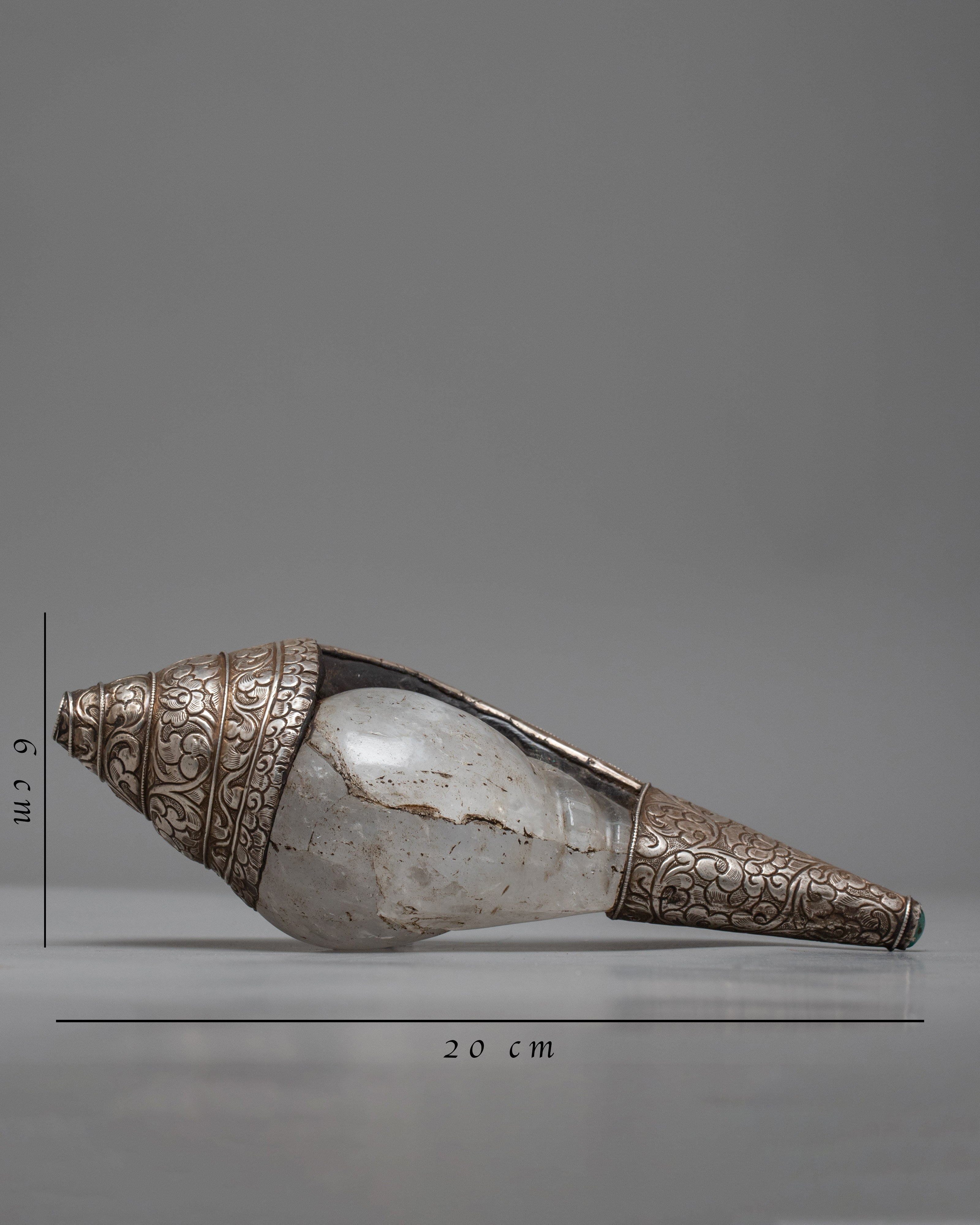 Crystal Conch Shell | Himalayan Treasure