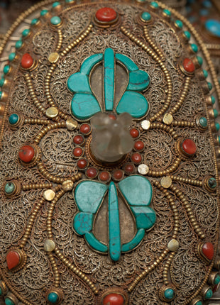Buddhist Crystal Kapala | Tibetan Ritual Item