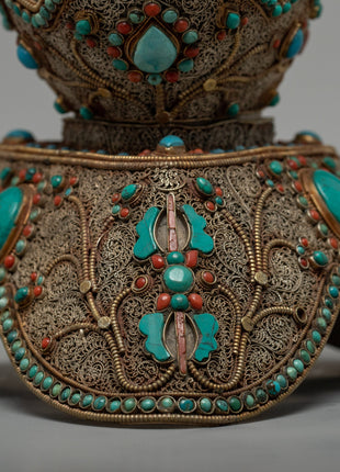 Buddhist Crystal Kapala | Tibetan Ritual Item