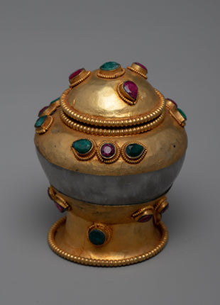 Buddhist Offering Bowl | Crystal Bowl | Ritual Artifact