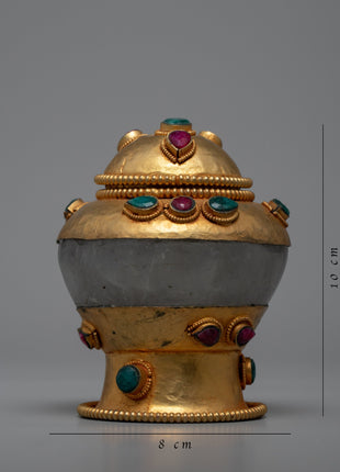 Buddhist Offering Bowl | Crystal Bowl | Ritual Artifact