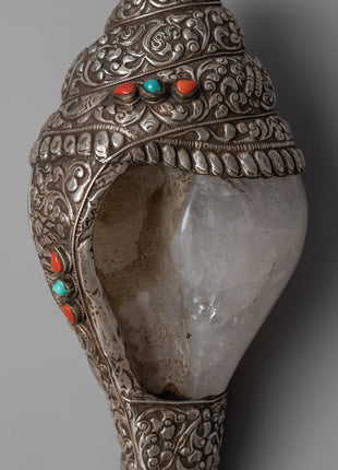 Right Handed Conch | Buddhist Crystal Conch