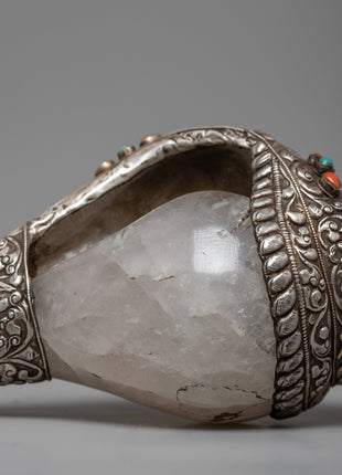 Right Handed Conch | Buddhist Crystal Conch