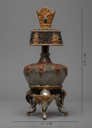 Tibetan Bhumpa Vase | Traditional Altar Offerings