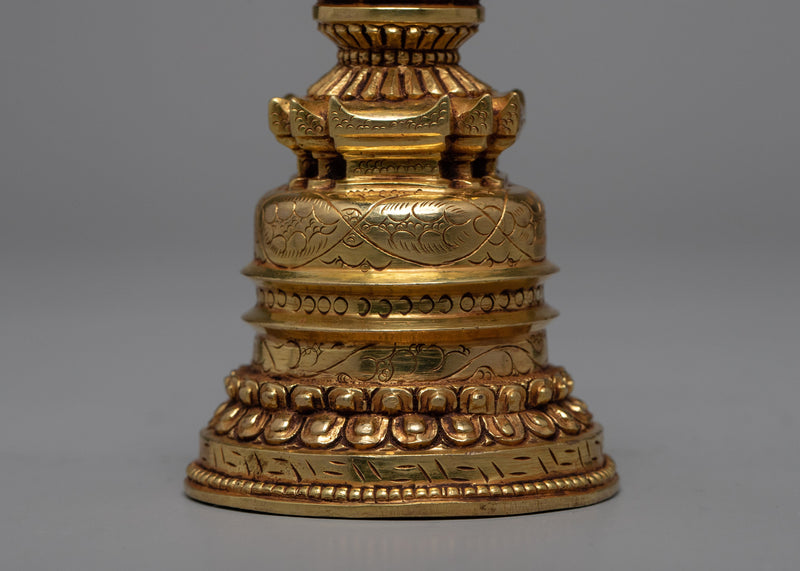 Beautiful Tibetan Stupa | Decorative Altar Shrine Copy Photos