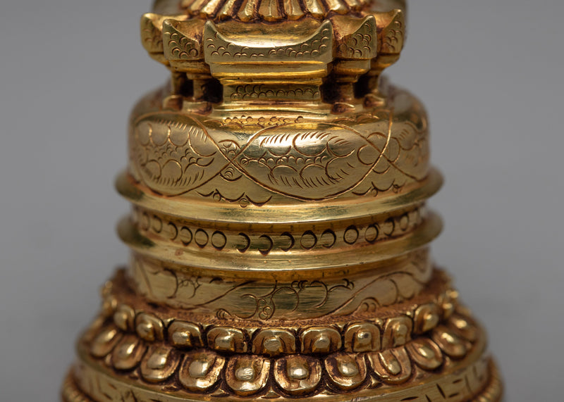 Beautiful Tibetan Stupa | Decorative Altar Shrine Copy Photos