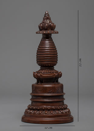 Tibetan Chorten | Tibetan Art | Gift For Buddhist