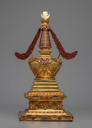 Handmade Stupa | Buddhist Art | Ritual Objects