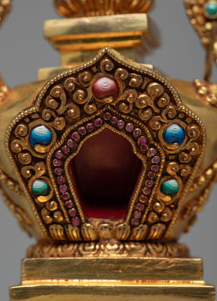 Handmade Stupa | Buddhist Art | Ritual Objects