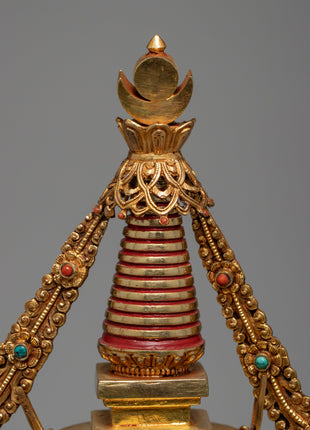Handmade Stupa | Buddhist Art | Ritual Objects