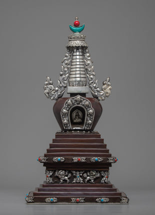 Handcrafted Buddha Stupa
