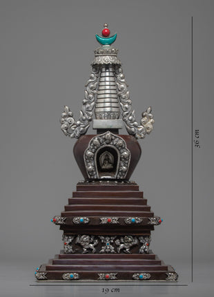 Handcrafted Buddha Stupa | Religious Artifacts
