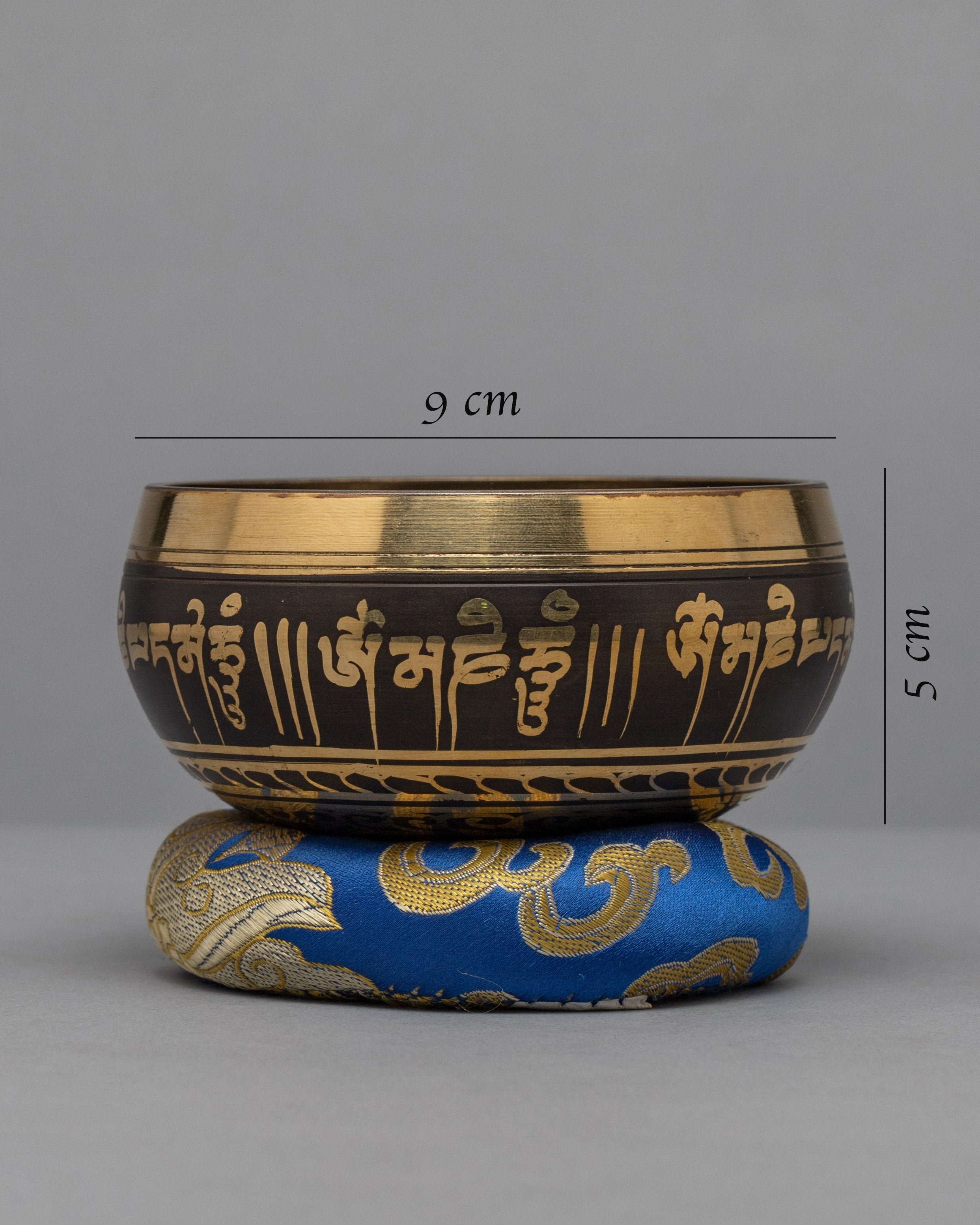 Black Singing Bowl | Eyes OF Swayambhu Crafted