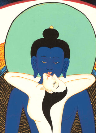 Yab Yum Buddha | Samantabhadra Thangka | Wall Hanging Decoration