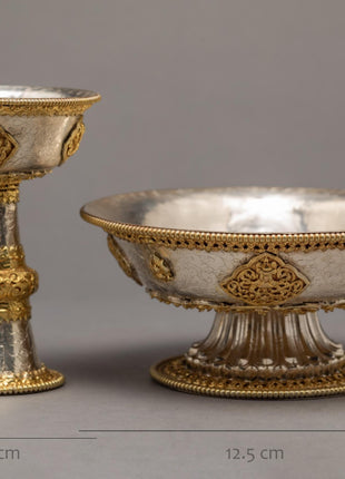 Gold Plated Serkyem Set | Buddhist  Ritual Item | Plated With 24K Gold