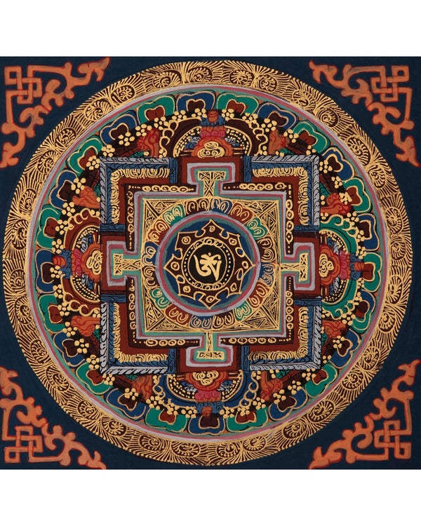 Mantra Mandala Thangka | Religious Buddhist Art