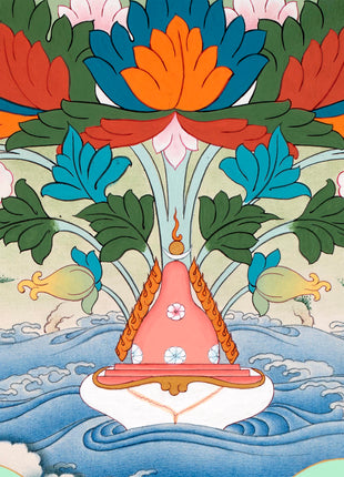 Guru Sangey Thangka | Eight Manifestations of Padmasambhava