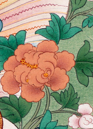 Bodhisattva Thangka | Manjushree With Chenrezig & Vajrapani