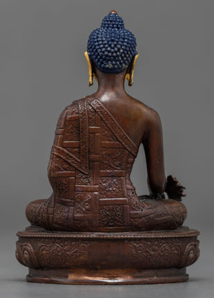Medicine Buddha Statue | Religious Figurine | Buddhist Artifact