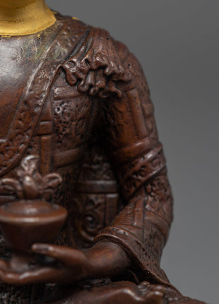 Medicine Buddha Statue | Religious Figurine | Buddhist Artifact