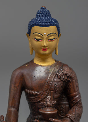 Medicine Buddha Statue | Religious Figurine | Buddhist Artifact