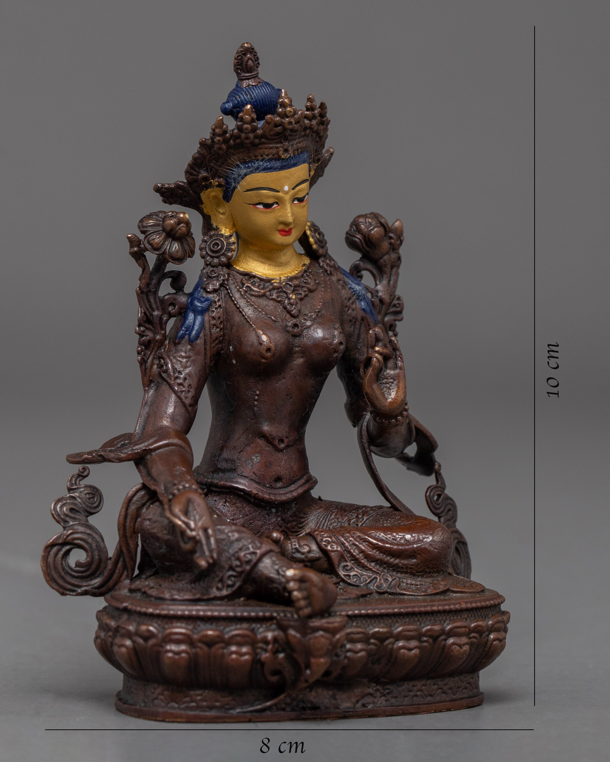 Green Tara Statue | Compassionate Deity | Buddhist Figurine