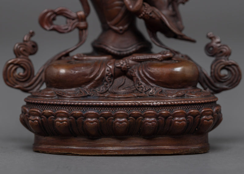 Manjushri Statue | Bodhisattva Of Wisdom | Buddhist Figurine