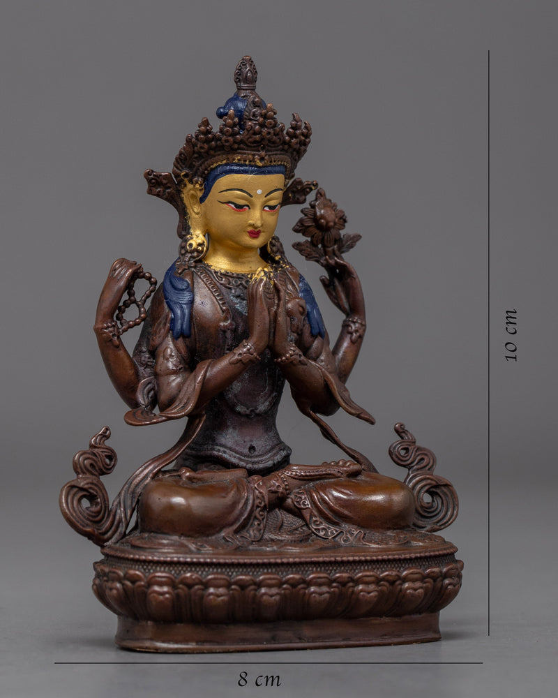Four Armed Chenrezig Statue | Religious Artifacts | Buddhist Gifts