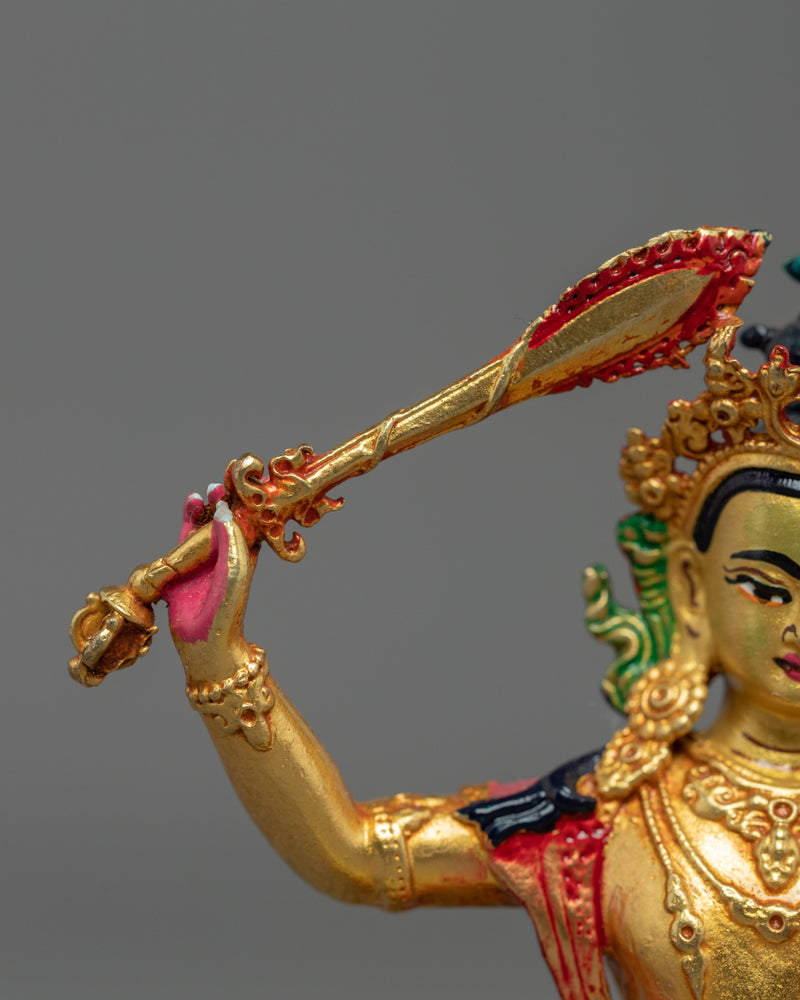 Manjushree Statue | Religious Artifacts | Gift For Buddhist