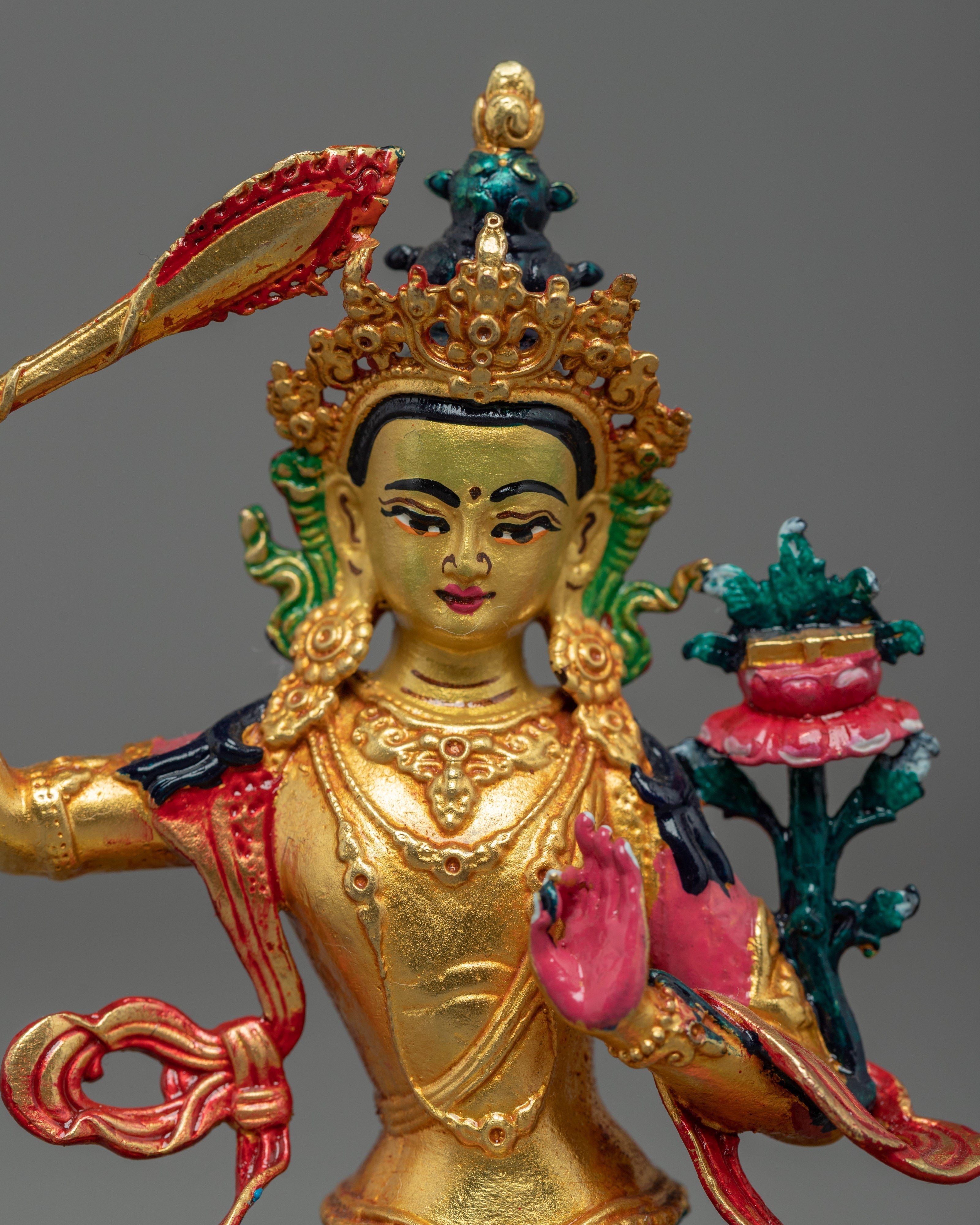 Manjushree Statue | Religious Artifacts | Gift For Buddhist