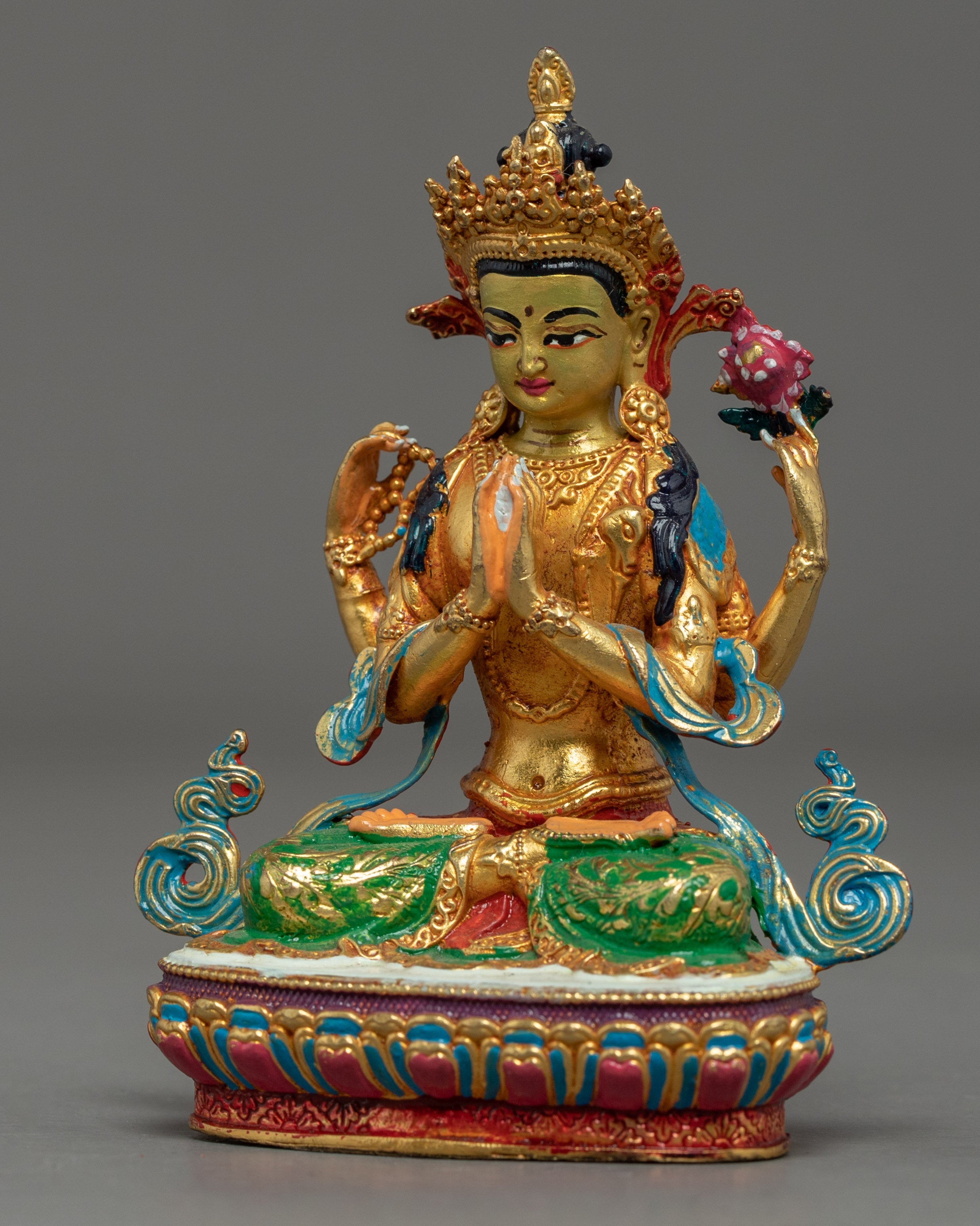 Chenresig Statue | Authentic Buddhist Statue | Indoor Statue Decors