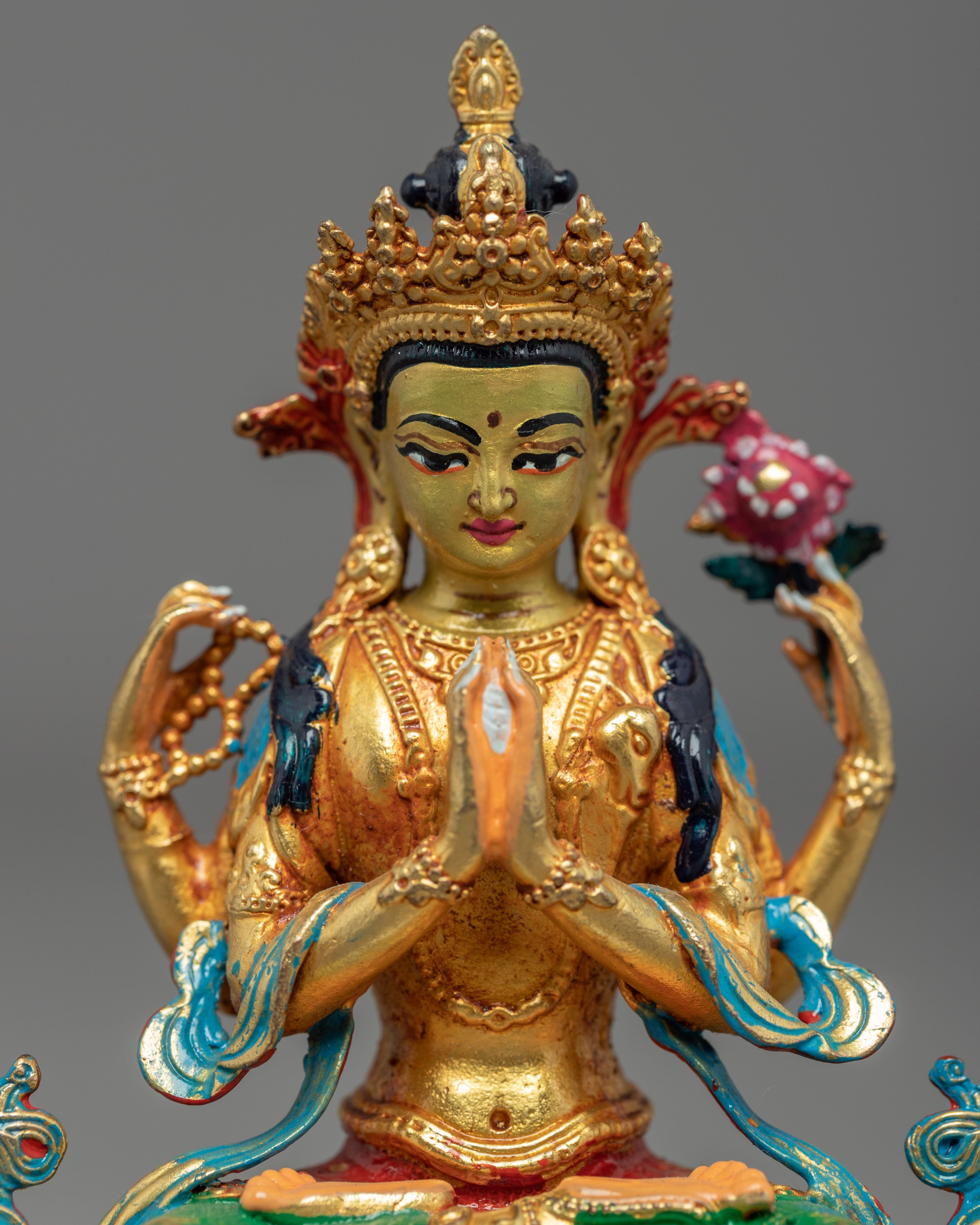 Chenresig Statue | Authentic Buddhist Statue | Indoor Statue Decors