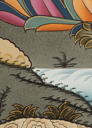Buddhist White Tara |  Tibetan Female Thangka