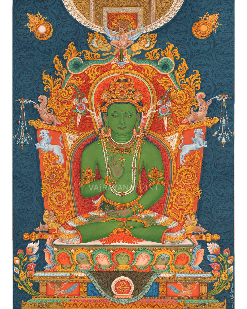 Amoghasiddhi The Buddha of Unfailing Power Print