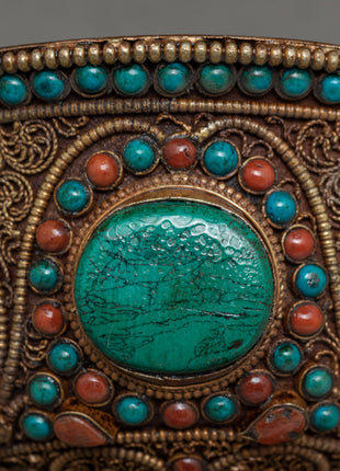 Tibetan Offering Bowls | Filigree Carving | Buddhist Altar Offerings