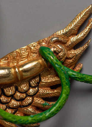 Garuda Statue | Handcarved Buddhist Art | Religious Home Decor