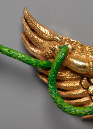 Garuda Statue | Handcarved Buddhist Art | Religious Home Decor