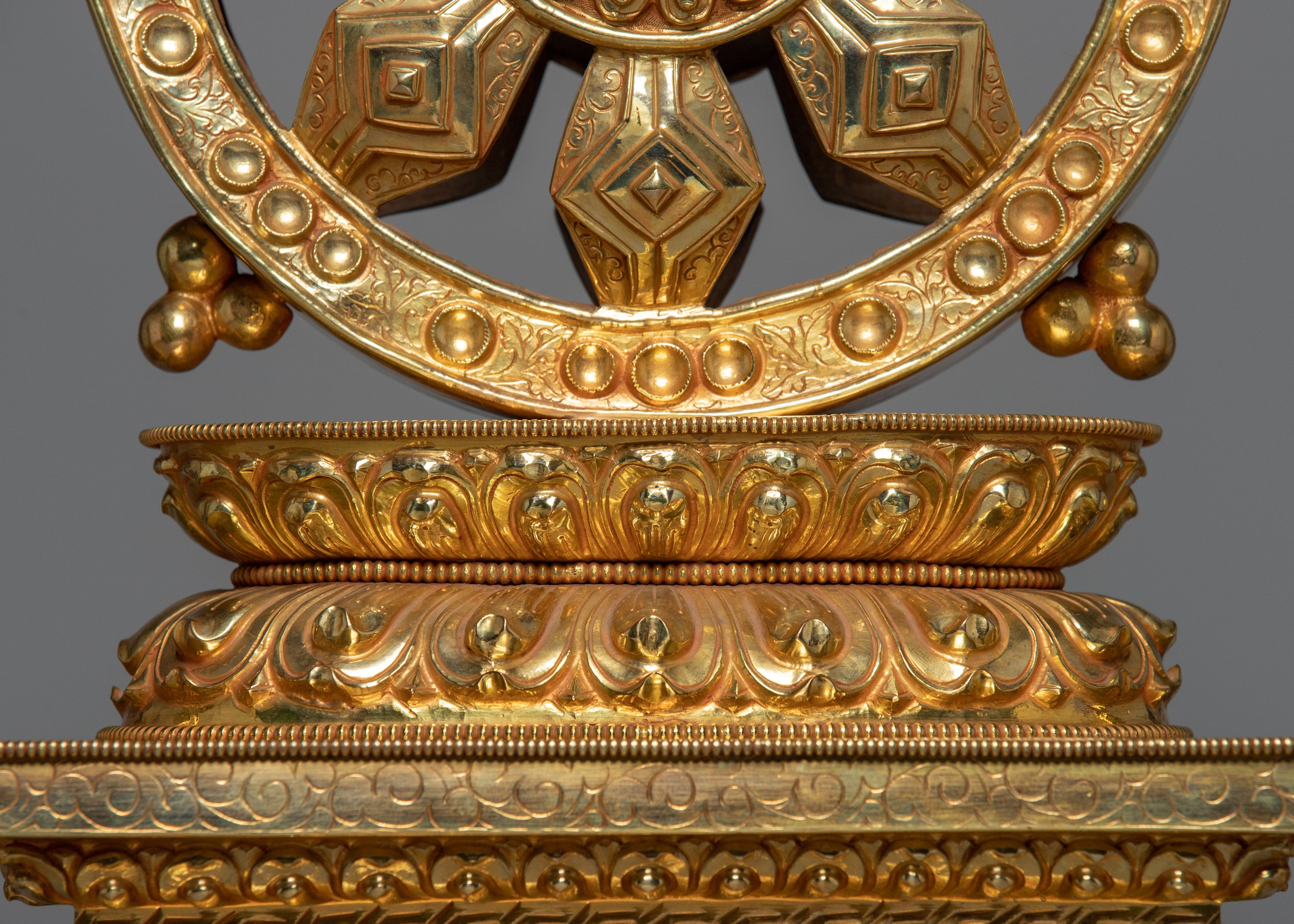 Buddhist Dharma Wheel | Religious Artifacts | Altar Supplies